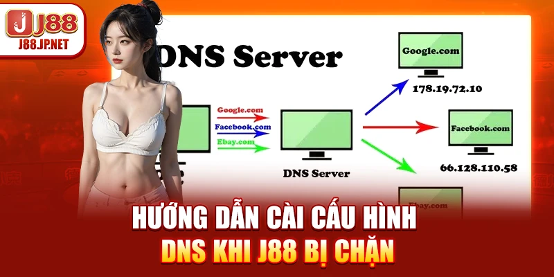 Hướng dẫn cài cấu hình DNS khi J88 bị chặn