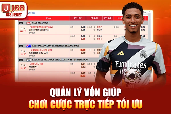Quản lý vốn giúp chơi cược trực tiếp tối ưu